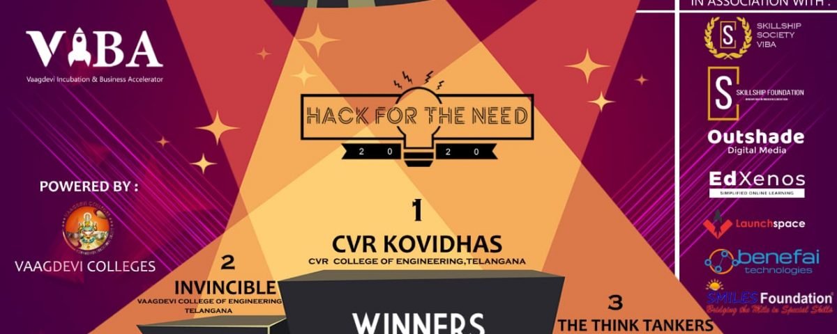 winner of hack for need hackathon